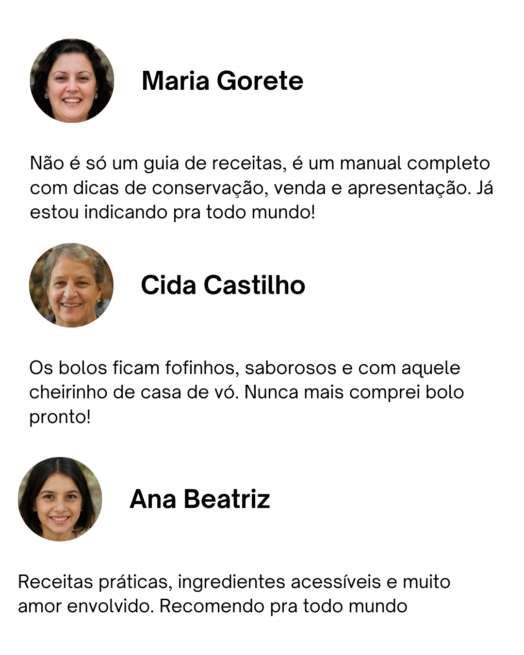 Eu sempre amei cozinhar, mas com o guia consegui transformar meus bolos em verdadeiras receitas de sucesso. Todo mundo elogia o sabor e a textura!